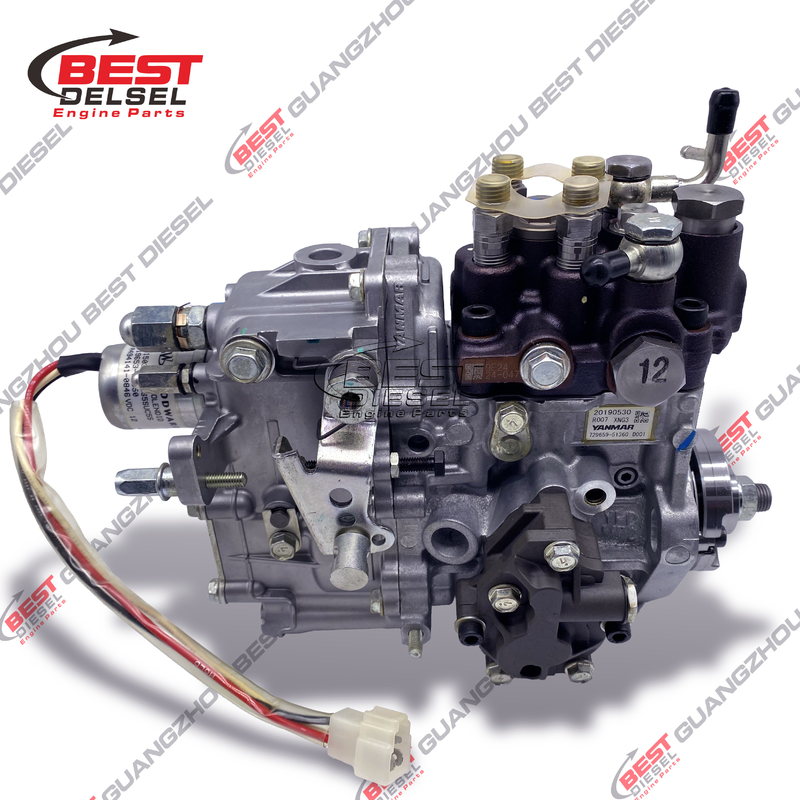 High Pressure Common Rail Fuel Injection Pump Assy for  729642-51420 729659-51360 4TNV88 4TNV98 Yanmar Engine